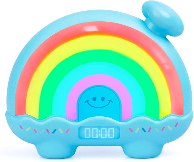 Timer Pal Rainbow Timer for Kids, Visual Timer for Kids with Night Light, Color-Changing Magnetic Visual Timer for Classroom/Calming Corner/Home (Blue)