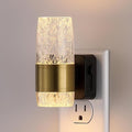 Night Lights Plug into Wall,Dimmable LED Night Light with Dusk to Dawn Sensor Auto On/Off,1-Pack,3000K Warm White,Acrylic Modern Sconce for Hallway, Bathroom, Bedroom
