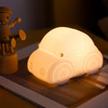 Car Night Light for Kids, Tap Control, Color Change, 15/30/60 Min Timer, Dimmble, USB-C Rechargeable Squishy Night Light, Cute Night Lamp for Boys, Girls (car)