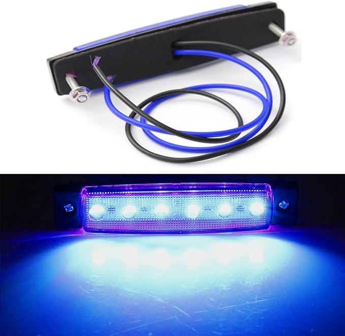Marine Lights - 6Pcs Waterproof LED Interior Lights for Yacht, Fishing Boat, Kayak & More, 12v