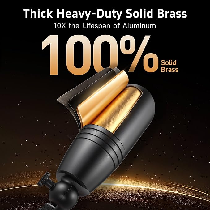 Gardenreet Low Voltage Spotlight LED - 12V Black Outdoor Light Fixture Weather Proof, Brass Landscape Lights Hardwired, Coastal for Flag Sign with Cool Light MR16 Removable Bulbs (10 Pack)