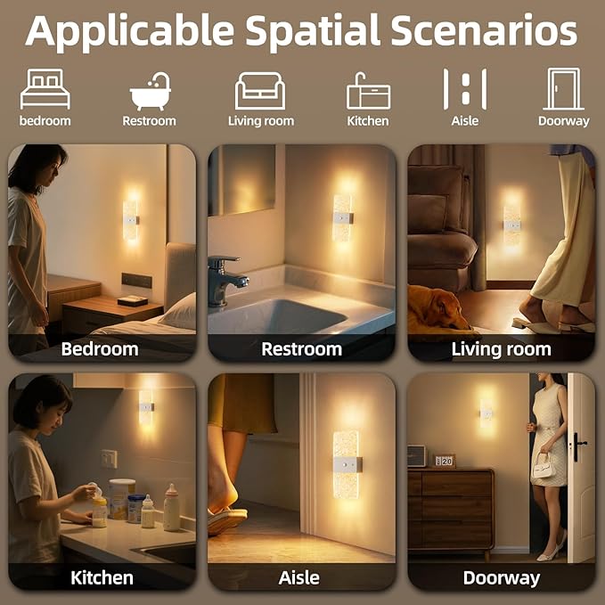 Magnetic Wall lamp Without Wiring,USB Charging Modell,Human-Sensing Ambient Night Light，led Wall lamp，No Wiring Required (Oval Style - White)