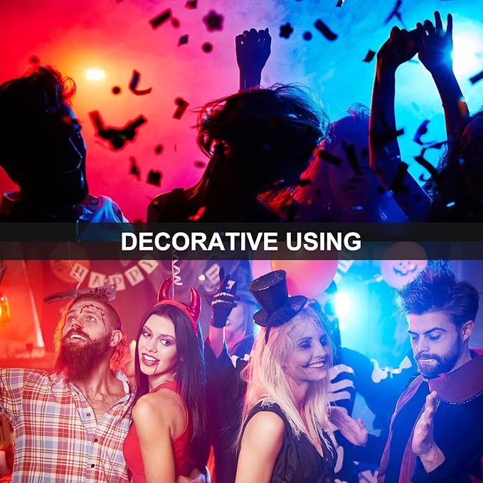 Orange Light Bulbs - [ 4 Pack ]- 9W（60W Equivalent） E26 Base LED Colored Light Bulb for Festivals Party Halloween Christmas Bar Events Home Decor