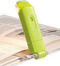 DEWENWILS Book Reading Light, USB Rechargeable Booklight for Reading at Night, LED Clip On Book Lights for Kids, Bookworms, Blue Light Blocking, Amber + Warm White (Green)