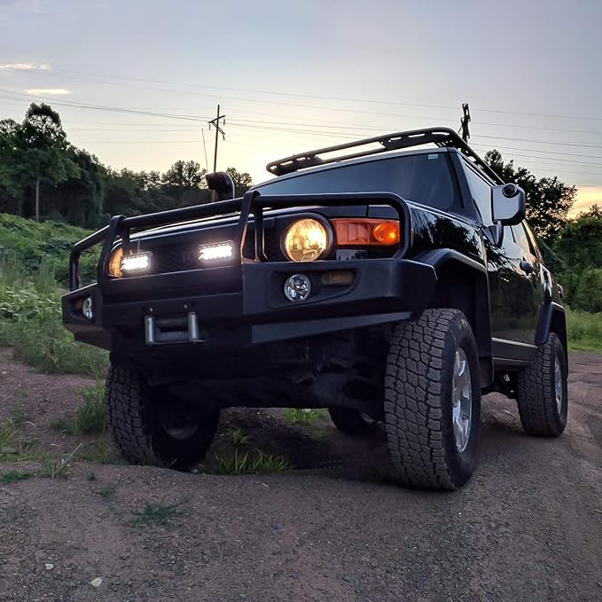 Nilight - 4PCS 36W 6.5 Inch Flood LED Light Bar Off Road Super Bright Driving Fog Boat Driving LED Work Light for Jeep