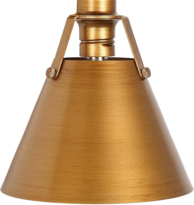 KSANA Antique Gold Wall Sconces Lighting Fixture, Modern Vintage Wall Mounted Lamp 1-Light for Bedroom, Bathroom, Living Room, Brass Finish