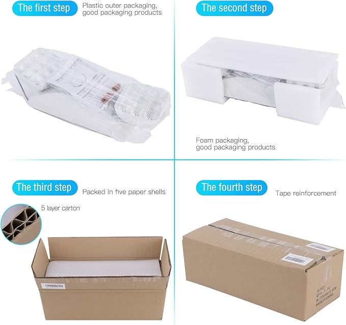 SPECTSUN 2 Packs Led Emergency Light White, Adjustable Square Head Emergency Led Light with Battery, White Emergency Light/Emergency Light Fixture/Emergency Exit Sign/Emergency Exit Light.