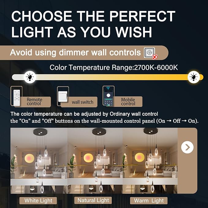 Modern Crystal Chandelier 6-Lights Pendant Chandeliers for Staircase Chrome Kitchen Pendant Light Fixture Hanging Lighting for Dining Room Living Room Bedroom Entryway