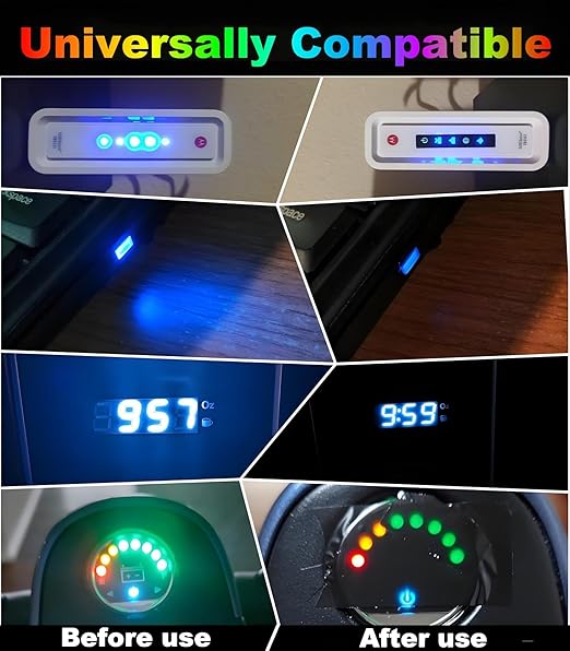 Light Dimming Stickers 2inch x 90Feet, Black Out Tape to Blocking 50%-80% of Light, Readable Light Shielding Film LED Cover Sheet, For Dim Indicator Lamp and Display Screen on Appliances & Electronics