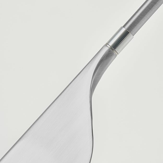 Brightech Leaf Pharmacy LED Reading Lamp, Dimmable Floor Lamp with Easy Rotation over Chair or Desk for Living Rooms & Offices, Adjustable Standing Lamp, Tall Lamp For Sewing & Craft - Platinum Silver