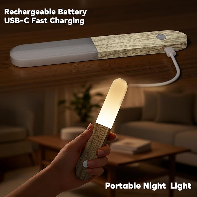 iThird Motion Sensor Light Indoor - Wireless Wall Light, lumi Light, Magnet Rechargeable LED Lights, Portable Night Lights, Gifts for Christmas