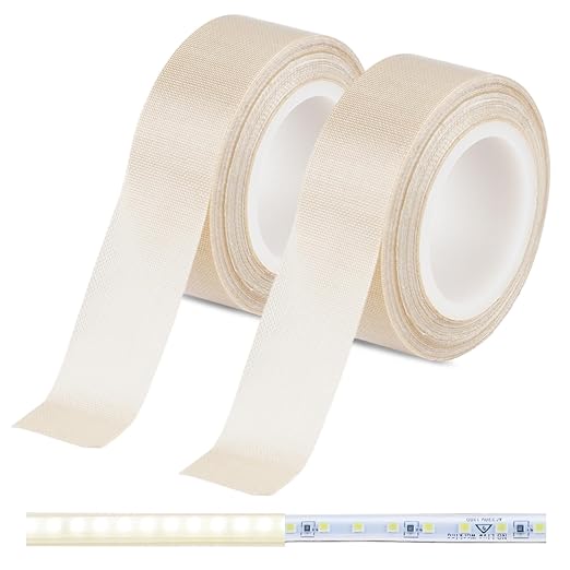 2PCS Light Dimming Tape 0.78inx29ft LED Light Strip Masking Tape for Moderate Light Blocking, Beige