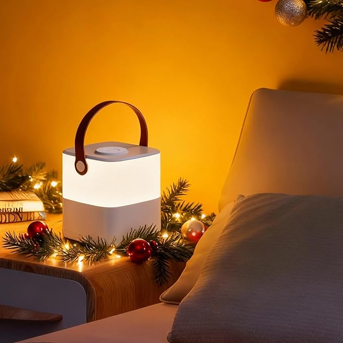 Oneleaf Atmosphere Light Portable LED Night Light, Candle lamp, Touch Switch Cordless Rechargeable Washroom,Stair,Bedroom,Camping(Handheld)