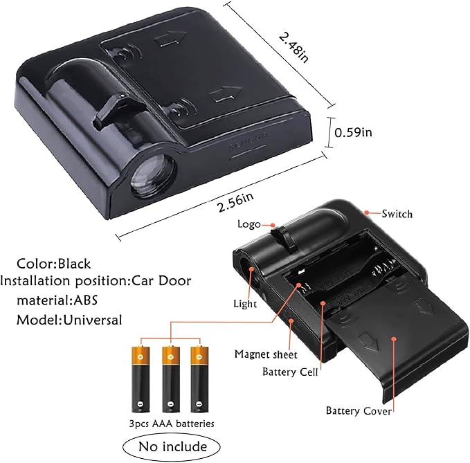 4PCS Car Door Lights,Bigfoot Door Lights Logo Projector LED Shadow Welcome Lamp,Big Foot Sasquatch Car Accessories Bigfoot Gifts for Men Women,Suitable for All Vehicles Motorcycle Bike