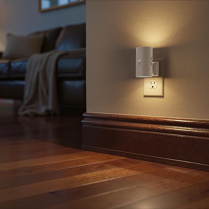 Briignite Motion Sensor Night Light,2 Pack Motion Activated Plug in Night Lights, 0-100LM Dimmable Soft White 3000K, Motion Sensor Light Indoor for Bathroom Hallway Bedroom Stairway Kid Elderly Pet