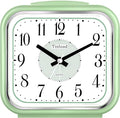 5.5" Large Analog Alarm Clock Silent Non Ticking, Gentle Wake, Beep Sounds, Increasing Volume, Battery Operated Snooze and Manual Light, Easy Set
