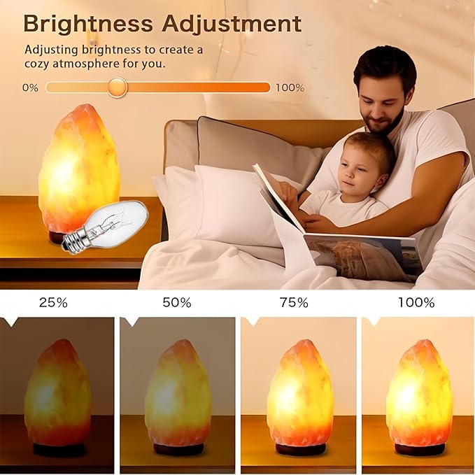 Salt Lamp Bulbs - 15 Watt Light Bulbs for Scentsy Wax Warmer,Candle Warmer & Himalayan Salt Lamp,18-Pack C7 Replacement Bulbs,WarmWhite - Dimmable