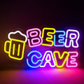 Lucunstar Bar Neon Sign for Wall Decor Neon Beer Signs for Bar Decor Berr LED Neon Signs for Man Cave Pub Wine Decor for Shop Room Alcohol Gifts for Wine Lover Bartender