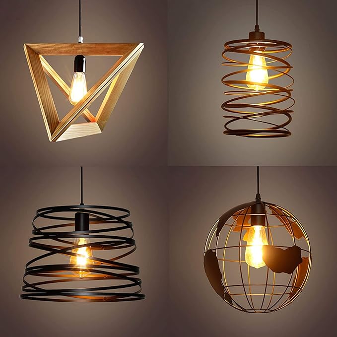 ASOKO LED Dimmable Vintage Edison Led Bulbs 6W Antique Style, 2300K Warm White (Amber Gold Glass), ST64, E26 Base (2300K-6W-12PCS)