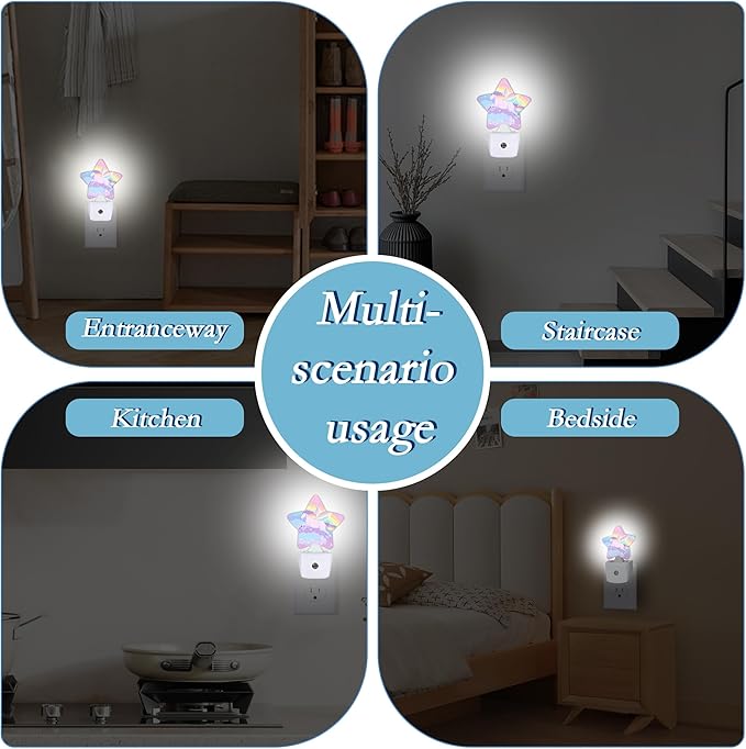 Unicorn Night Light,Rainbow Fall,Autumn Maple Leaf