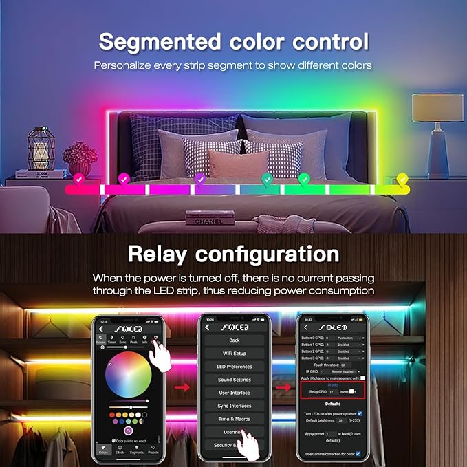 GLEDOPTO ESP8266 WLED LED Controller Dynamic RGB IC Atmosphere DIY Lighting App Control Work with Alexa Easy Wiring for WS2811 WS2812 SK6812 TM1814 WS2813 WS2815 Addressable FCOB Strip Light, White