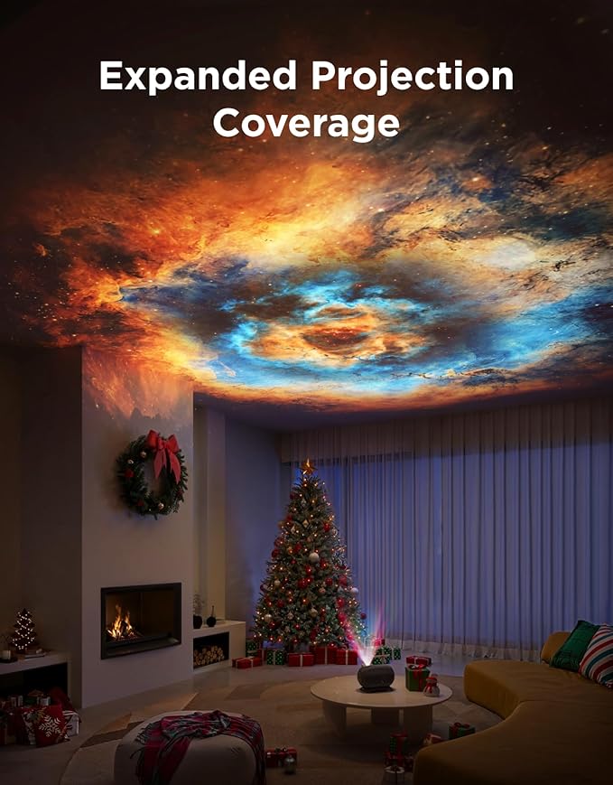 Govee Galaxy Light Star Projector 2 Pro, 4 Megapixel HD Lens, Planetarium Projector work with Matter, Night Light Projector with 20+ Preset Scenes, Star LED Lights Projector, Room Decor, Gift for Kids