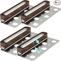 7 Inch LED Retaining Wall Lights 4-Pack, 5W Hardscape Step Lights, 5CCT 2200K-5000K Tunable White, 12-24V Low Voltage Outdoor Paver Lights, ETL Listed Brown Landscape Lights for Stairs, Deck
