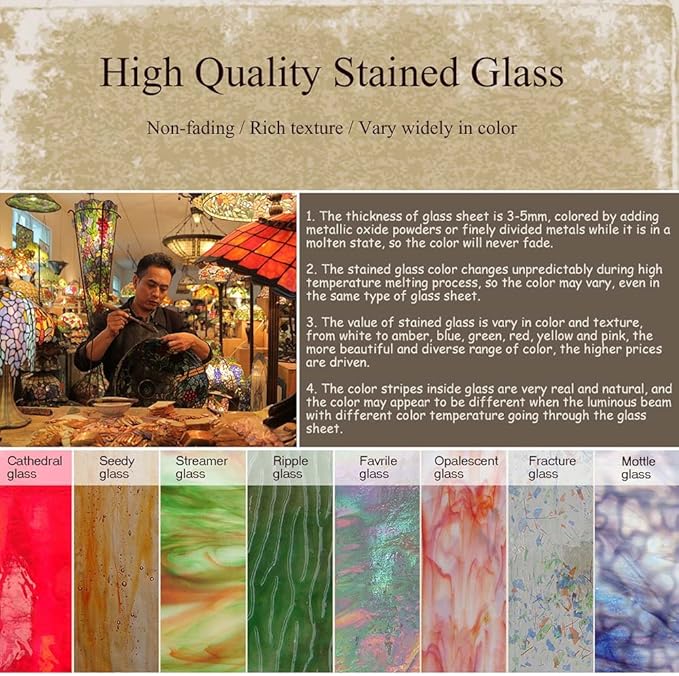 Bieye L10772 Dogs in Love Tiffany Style Stained Glass Accent Table Lamp Night Light for Bedside Living Room Bedroom Animal Pet Lovers Home Decoration