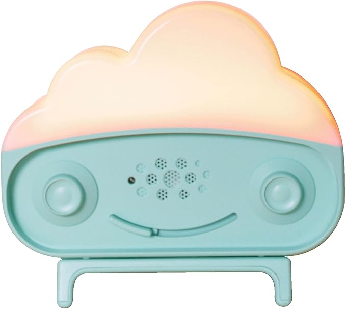 Happiest Baby SNOObie Smart White Noise Machine - Portable Baby Sound Machine with Night Light - 12 Soothing Sounds for Sleep Training, Teal