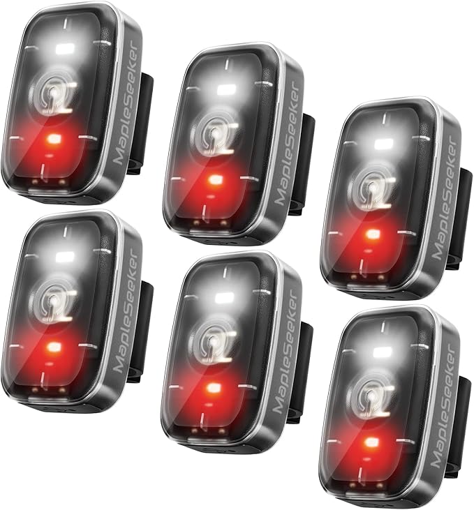 LED Safety Light, Clip On Strobe/Running Lights for Runners, Bike Tail Light with 5 Lighting Modes, High Visibility Accessories for Cycling, Hiking, Dogs and Kids