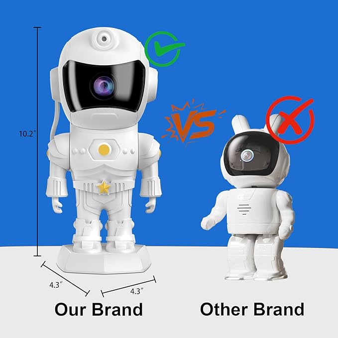XIAOER Astronaut Galaxy Star Projector Night Light for Ceiling Bedroom Starlight Space Nebula Sky Star Lamp Projector with Timer Remote Christma Birthday Halloween Gifts for Kids Boy Teen Baby Toddler