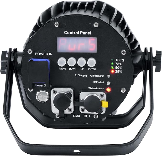Rockville Best Pack H2O (6) 18W RGBWA+UV Par DJ Lights 108W Total, Water Resistant, Wireless DMX, Long Battery Life, with Charging Case for Indoor/Outdoor Events