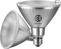 Full-Glass PAR38 LED Flood Light Bulbs Outdoor/Indoor Equivalent 300 Watt, 4000 Lumens Ultra Bright, Dimmable Waterproof 5000K Daylight, 2-Pack