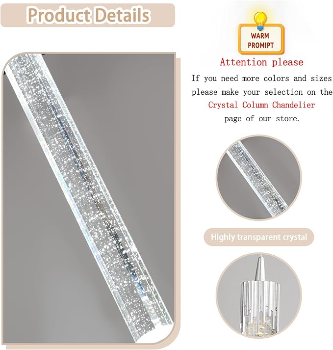 157" Long Light 25-Lights Silver Chandeliers for Entryway High Ceiling Pendant Lights Crystal Drop Light for Living Room Foyer Hallway Staircase
