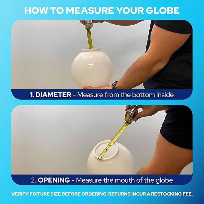 KASTLITE 6" Smoke Acrylic Lamp Post Globe | Smooth Textured with 3.14" Fitter Neck | Manufactured in the USA | Plastic Light Cover - Not Glass