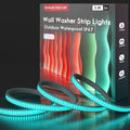 Shine Decor 3.3FT RGB Wall Washer Lights with Flexible Linear Design, IP67 Waterproof LED Strip Lights for Outdoor Commercial Lighting, Building, Wedding, and Church Decoration