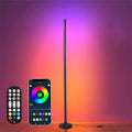 RGB Lamp for Any Room, LED Corner Floor Lamp for Living Room, Color Changing Light Bar for Bedroom, Smart Floor Lamp with Adjustable LED Lighting, Stick Lamp with Remote (145cm)