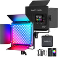 Mettlelite SPL210C RGB LED Video Light with APP Control, 360 Full Color RGB Panel, 2800K-8000K, CRI/TLCI 97+, 10 Scenes, Professional Photography Studio Lighting for YouTube/Stream/Photo/Video
