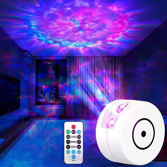 Galaxy Projector for Bedroom, Night Light with Remote Control and Timer, Galaxy Light Projector, Home Decor, Gifts for Adults, Teens, Christmas, Birthday