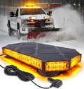 LUMENIX 56 LED Roof Top Strobe Beacon Lights Bar Rooftop Hazard Warning Emergency Safety Flashing Plow Light for Construction Vehicles Tow Commercial Trucks Postal Security Cars Snowplow - Amber