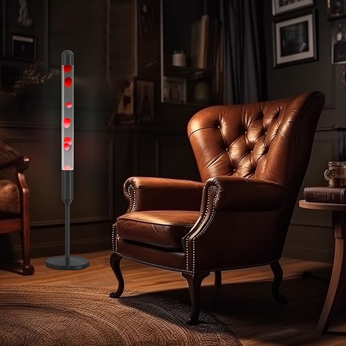 47.5-Inch Liquid Motion Lamp,Magma Lamp, Mood Relaxation Light，Suitable for Home Decoration, Living Room, Office, Bedroom, café (47.5in)