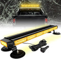 ASPL 26inch 126 LED Rooftop Emergency Strobe Lights Bar Double Side Flashing Safety Warning Traffic Advisor Light Bar Hazard Snow Plow Light for Work Trucks Vehicles Construction Tow Pickup(Amber)