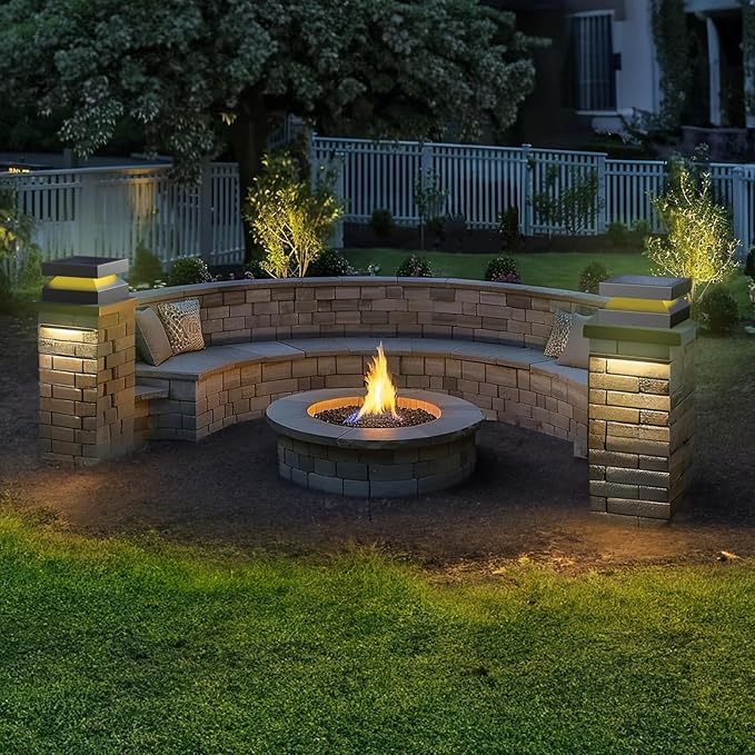 Stainless Steel Outdoor Post Lights,20X20″Outdoor Column lights,Outdoor lamp Post,12V&110-240V Hard Wired for Deck/Stone/fence /Wooden columns,Church doorpost,Modern Post light,Garden Patio light