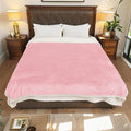 Electric Heated Blanket Twin Size - 62"x84", Soft Flannel Heating Blanket, 10 Heating Levels, 1-12 H Auto Shut Off, Breathable Warm and Washable for Bed, Light Pink
