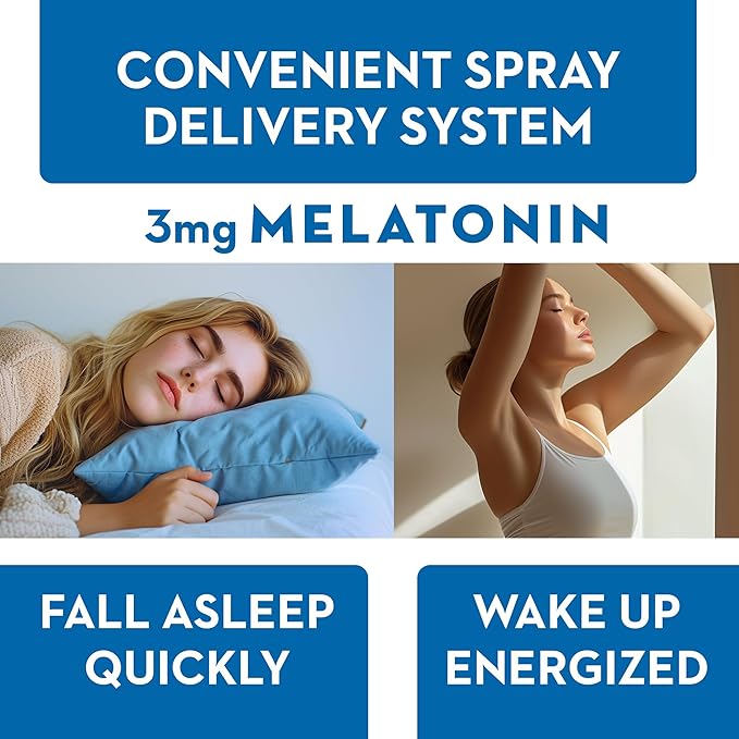Vitaminerals 133 Prosomnia QR, Natural Melatonin Sleep Aid Spray, 1oz