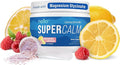 Nello Supercalm Powdered Drink Mix Tub, Cortisol Reducer*, Sleep Aid Supplement, L Theanine, Ksm-66 Ashwagandha, Magnesium Glycinate, Vitamin D 3, No Sugar, Non GMO, 30 Ct, Raspberry Lemonade