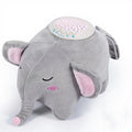 BEREST Baby Elephant Soother Toy with Starry Night Light Projector, Shushing Heartbeat Plush Stuffed Animal with Lullaby Music & White Noise for Newborn Sleep Aid, Perfect Infant Shower Gift