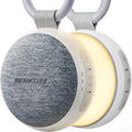 Momcozy Portable Sound Machine with Night Light, White Noise Sound Machine for Baby, 20 Soothing Sounds, Sound Therapy, Long-Lasting Power, Timer, Clips on Stroller, Grey
