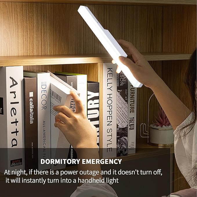 5w Rechargeable Battery LED Picture Light 2Pack, 4000mah 3CCT Magnetic led Lights for Pictures with Remote Dimmable and Timer,3 Lighting Modes Magnetic Light for Reading or Working