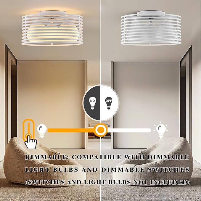 Modern Industrial Semi Flush Mount Ceiling Light, 3-Light White Farmhouse Ceiling Light Fixture with Glass Shade, Hallway Lighting Fixture for Kitchen, Bedroom, Bathroom, Foyer, Laundry room 12.79in